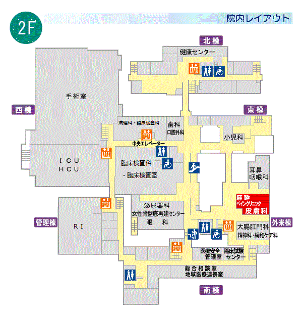 図：院内レイアウト