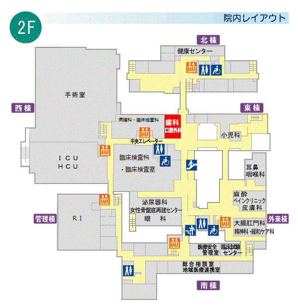 図：院内レイアウト