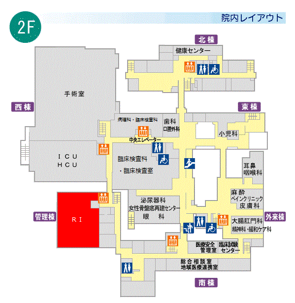 図：院内レイアウト