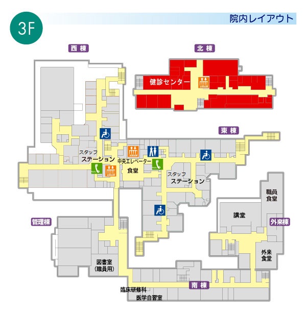 図：院内レイアウト